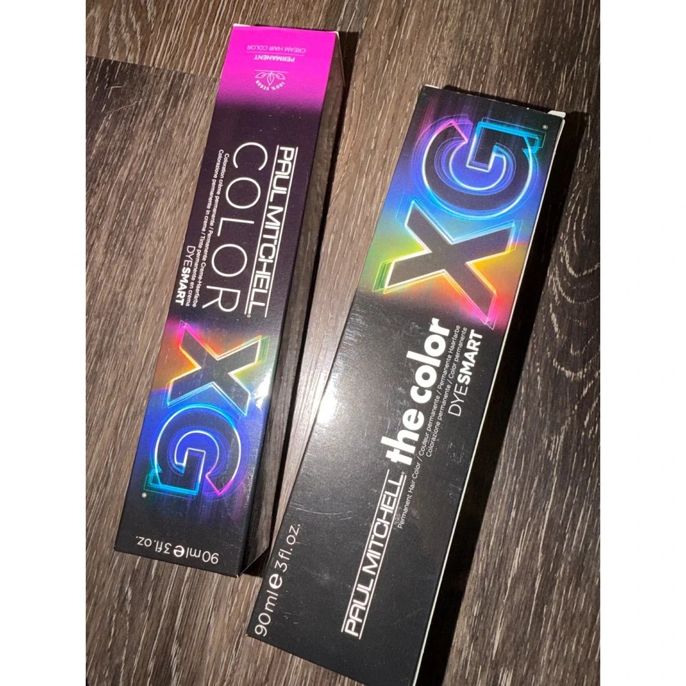 Paul‎ Mitchell The Color XG Permanent Cream Hair Color 10AA 10/11 3oz Lot of 2